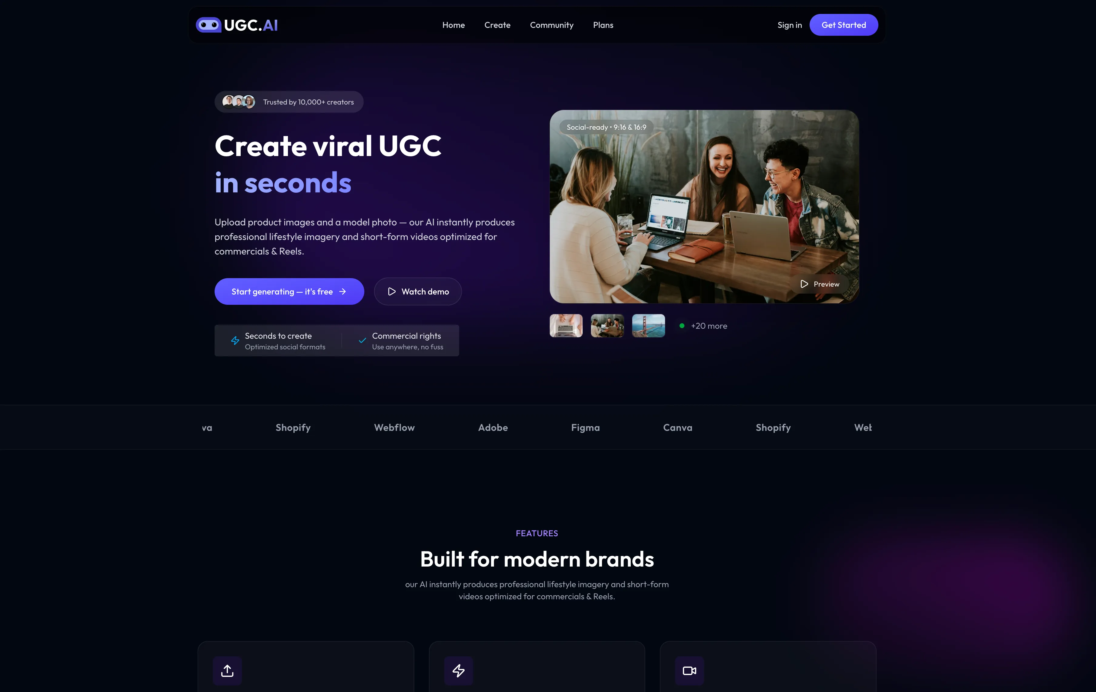 AdReel - AI UGC ad video generator