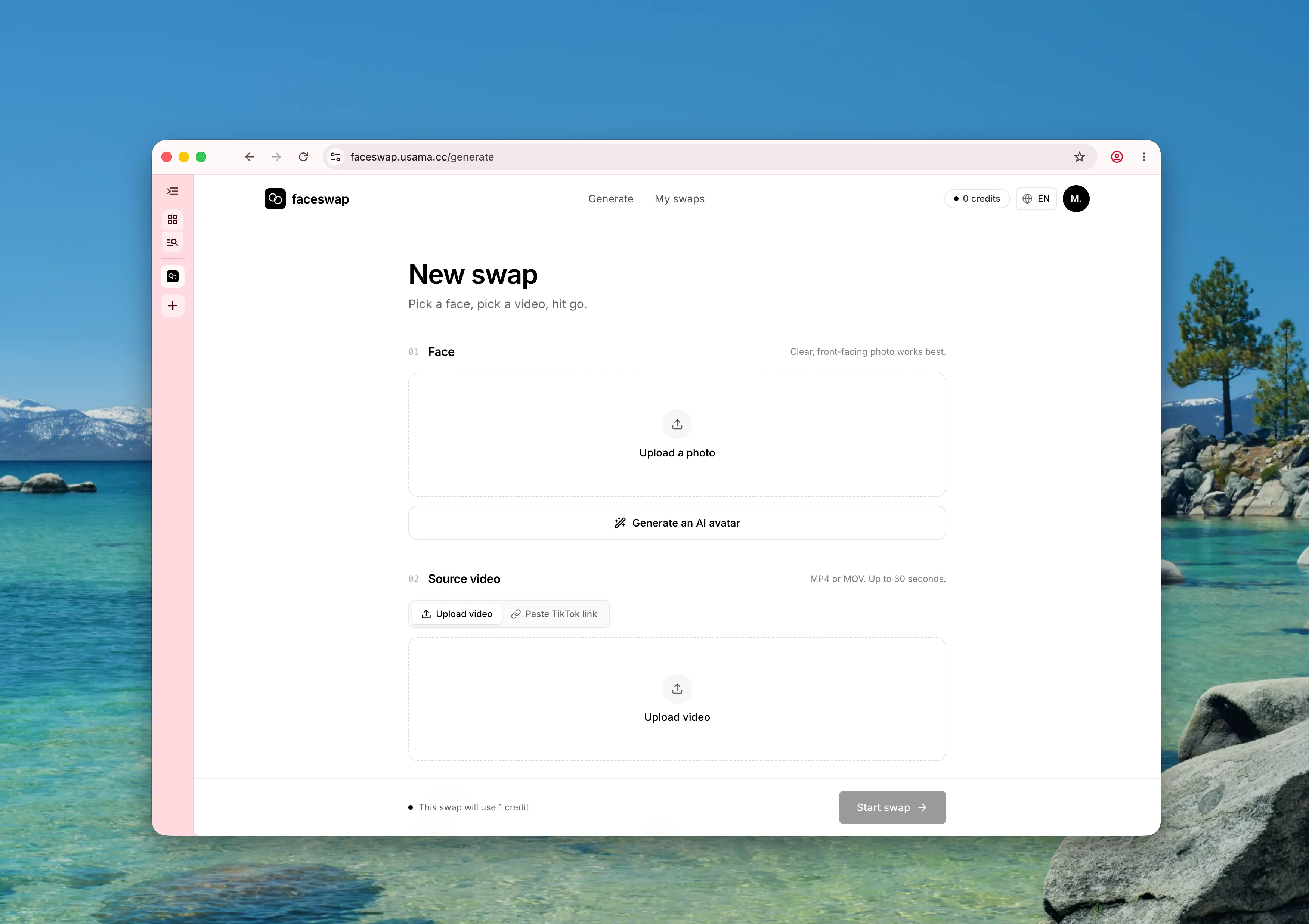 FaceSwap running in the browser